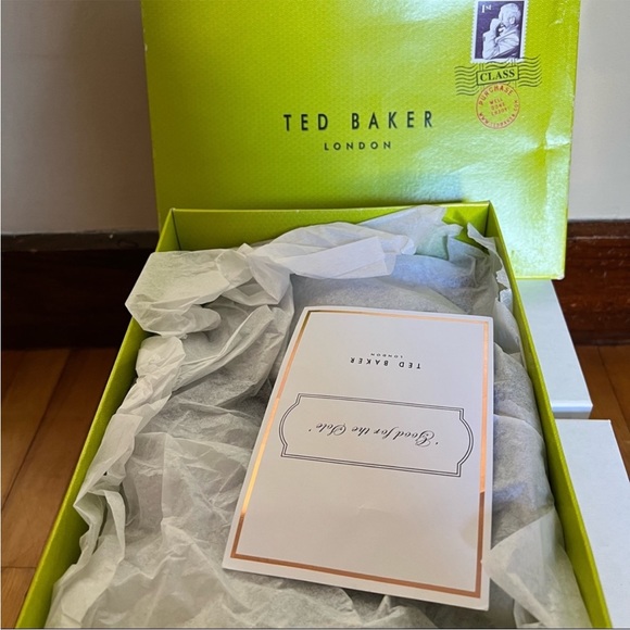 NWT Ted Baker London Kasidy Stacked Heel Leather Ankle Bootie - Picture 4 of 15